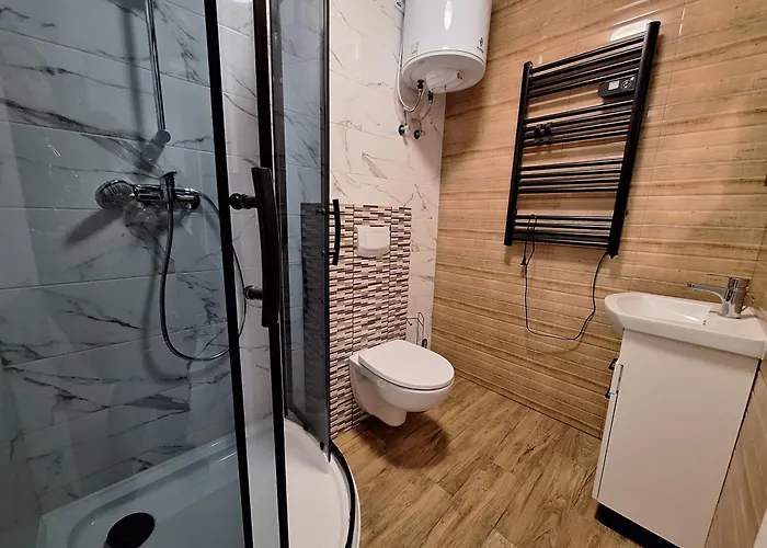 Quarto em Acomodações Particulares Zacisze Apartamenty,pokoje